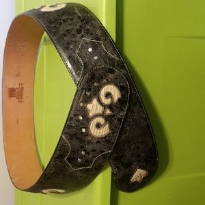 Corral Brand Leather Belt